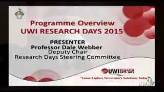UWI Research Days 2015 Launch