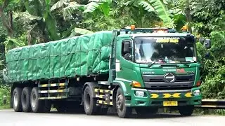 FULL CEMENT HEBEL IRON BIG TRUCKS TIMEZ !!! LONG TRAILER TRUCK, CONTAINER TRUCK, SEMI TRAILER TRUCK