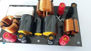 Test crossover pasif Middle high 2 way balap 4 ohm