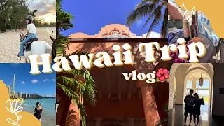 【Hawaii vlog】10月のハワイ旅行🌺乗馬/シュノーケリング/ビーチ/グルメ/Royal Hawaiian Hotel宿泊🌴🩷