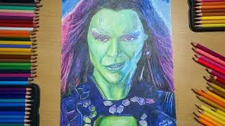 Gamora - Color pencil || Minibol ||