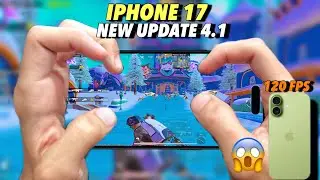 Iphone 17 pubg test / New update 4.1 🥵 120 Fps 🔥