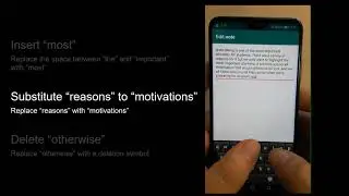 Swap: A Replacement-based Text Revision Technique for Mobile Devices
