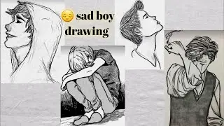 Sad drawing | depressed drawing | anxiety drawing |  filfel drawings