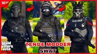 TOP 3 TENUES SWAT FULL NOIR SANS CODAGE #2 ( Facile à faire) SUR GTA 5 ONLINE EN 1.58!