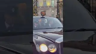 King Charles ￼Rides His Bentley ￼Thrown 👑 #kingcharles #theroyalfamily #thekingsguard