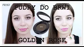 JAK MALUJĘ BRWI /Prezentacja Pudrów do brwi GOLDEN ROSE