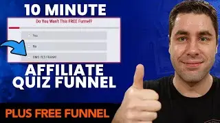 How To Build An Affiliate Marketing QUIZ Lead Magnet Funnel In 10 Minutes (Ste by Step)