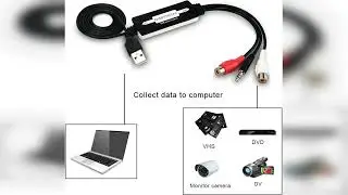 Review: USB Audio Capture Card Grabber for Vinyl Cassette Tapes to Digital MP3 Converter, Supp...