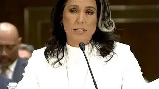 Tulsi Gabbard Delivers Opening Remarks During Confirmation Hearing To Lead National Intelligence
