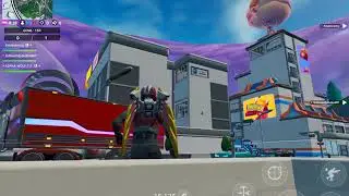 Fortbyte #76 BEHIND A HISTORICAL DIORAMA in an insurance building