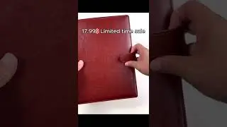 🥳🥳New Magnetic Leather Portfolio Binder