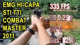 How Accurate is a Fully Upgraded Airsoft Pistol? | EMG STI TTI Combat Master Test