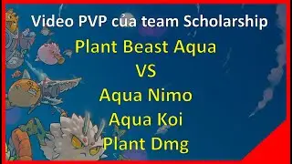 PVP Team Scholarship - Plant Beast Aqua VS AquaNimo AquaKoi PlantDmg | meGame Blockchain