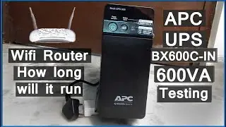 APC BX600C-IN BACK-UPS 600VA APC UPS Unboxing Overview & Testing.