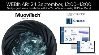 Webinar 'Design geothermal boreholes with the TurboCollector using GHEtool' (25/09/2025)