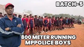 800 meter running boys ll MPPolice constable running trail video ll