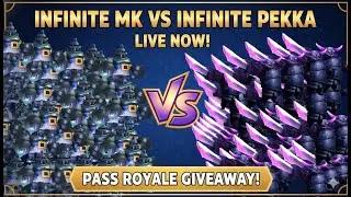 Day 2/67 Infinite MK Vs Infinite Pekka #clashroyale #mk #infinitecard #tutorialyoutube