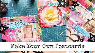 Make Your Own Postcards - DIY Collage Happy Mail
