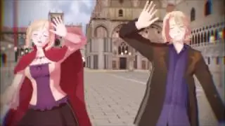 【APヘタリアMMD】No Title 【 2p!Nyo!France && 2p!France 】