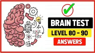 Тест на прохождение Brain Test 80&ndash;90 уровня || Прохождение Brain Test