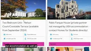 How to apply for UEA Accommodation (2024)