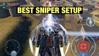 War Robots Best Sniper Setup: Overdrive Jumping Gauss-Volt Hawk with Octanian Drone Gameplay