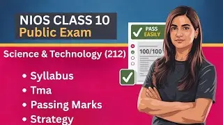 🚨 NIOS Class 10 Science (212) New Syllabus 2026 OUT! | April Public Exam Full Update