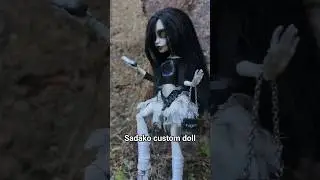 Sadako - Monster high custom ooak doll #doll #dollrepaint #horrormovies #dollcustom #monsterhigh