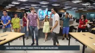 Gab Valenciano teaches Tanner Patrick how to 'Super Selfie'