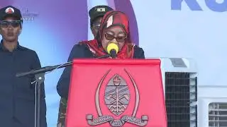 MHE. RAIS DKT. SAMIA AKIWAHUTUBIA WANANCHI WA BUSEGA