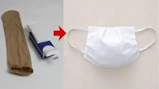 Einmal-Mundschutz,einfach gemacht / DIY One-time mouthguard,easy made