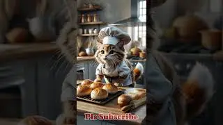 The Baker Cat #catshorts #cartoon #daddycat#catai #cataistories #catlover