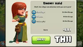 New BEST TH11 HYBRID (FARMING/TROPHY) Base with REPLAY 2020!! TH11 base COPY LINK - Clash of Clans