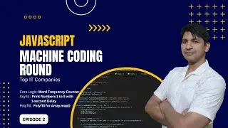 Word Frequency | Print Numbers with Delay | Array.map Polyfill &mdash; JS Machine Coding Round (Episode 2)