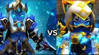 Blockman go skyblock frozen vs meow set | blockman go skyblock frozen set testing | blockman go 