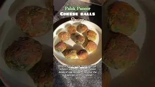 Palak paneer cheese balls recipe #palakpaneerrecipe #palakpaneer #palakrecipe #paneerrecipes #viral