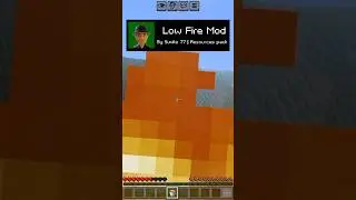 Low Fire Mod for Minecraft PE |Better Visibility #minecraft #mcpeaddons #minecraftpe #mcpe #mcpemods