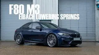 BMW F80 M3 -Eibach Springs and Spacers Walk around
