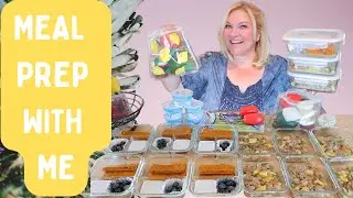 MEAL PREP WITH ME! | PUMPKIN PANCAKE BAKE | CRUSTLESS POT PIE | DINNER KIT | PLANNING US HEALTHY