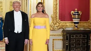 Melania Trump&rsquo;s daring banquet dinner dress has &lsquo;everyone talking&rsquo;