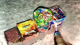 Lighting Fireworks in the Snow!