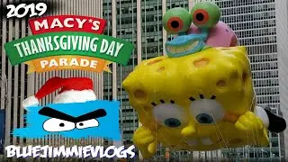 2019 MACY'S THANKSGIVING DAY PARADE! (BlueJimmieVlog)