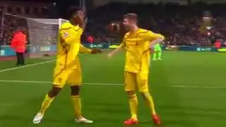 Sturridge and Moreno do the Sturridge dance