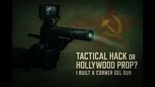 Tactical Hack or Hollywood Prop? I Built a DIY Corner shot Gel Gun!