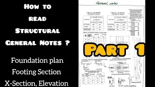 structural drawing reading || structural drawing in civil engineering || structural drawing tutorial