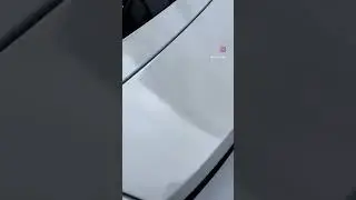Porsche Taycan Turbo receiving its deep clean and added carpet stencil