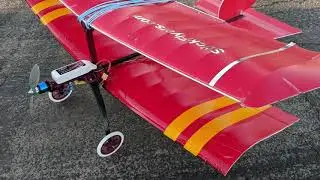 Slow Stick Biplane -- Maiden Flight (more to come)