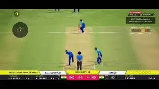 Dream cricket 25 best gameplay india 3 over game opponent is shocked