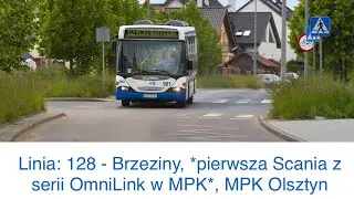 Scania OmniLink CL94UB x2 #901 (🚍128) - Brzeziny, *pierwsza Scania z serii OmniLink w MPK*